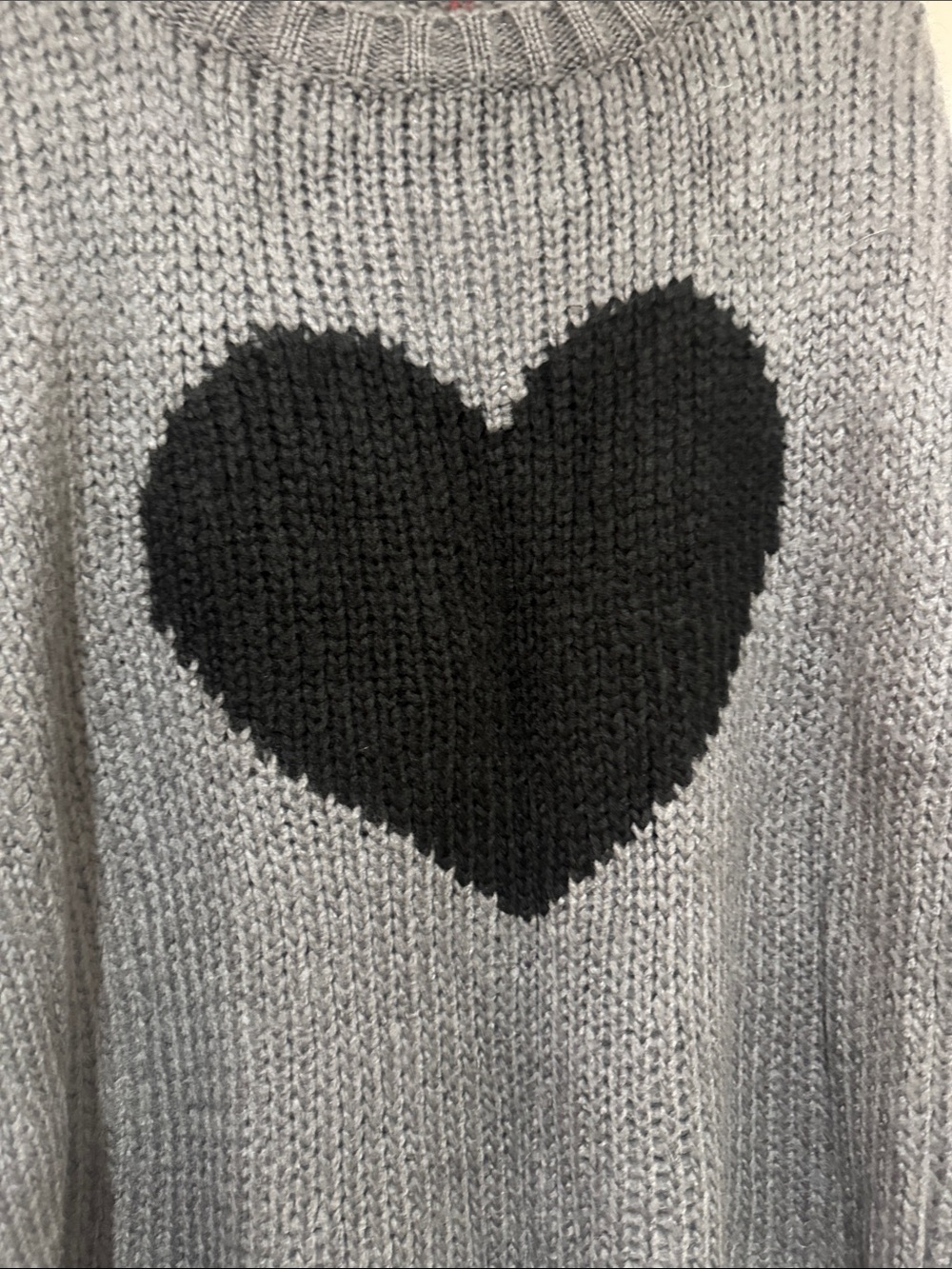 Wooden Ships/Big Heart Top/Sweater/Gunmetal/Black/Size XL/NWT! NEVER WORN! - Picture 2 of 16